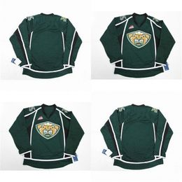 CeoMit Custom Everett Silvertips Jerseys Mens Womens Youth 100% Broderie cusotm n'importe quel nom n'importe quel numéro Maillots de hockey sur glace vintage