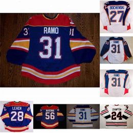 CEOMIT Norfolk Admirals 1 Adam Munro 56 Mike McKenna 28 Jay Leach 24 Steven Crampton 12 Jack Skice 31 Karri Ramo 35 Jonathan Boutin Hockey Jersey