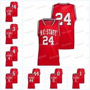 Ceomitness NC State Wolfpack 2022 College Basketbal Reverse Retro Jersey NCAA Alex Nunnally Dereon Seabron Ernest Ross Terquavion Smith Jericole