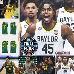 CeoMitNess NCAA Baylor Bears camiseta de baloncesto Jared Butler MaCio Teague Mark Vital 0 Flo Thamba Adam Flagler L.J. Cryer Turner Zach