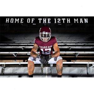 CeoMitNess Texas AM Aggies dévoile de nouveaux uniformes Domicile du 12e maillot de football homme Cutom N'importe quel nom N'importe quel numéro