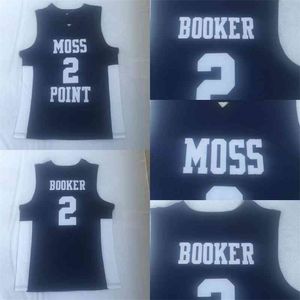 CEOTHR MENS Womens Youth Moss Point High School Jersey Men 2 Devin Booker Basketball Jersey Black Movie College Basketball Jersey
