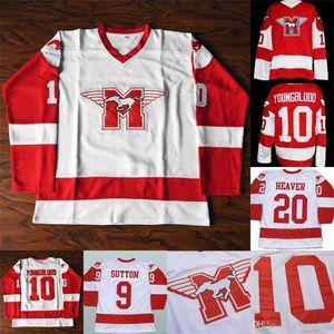 Maillot de hockey du film CeoThr Youngblood 9 DerekSutton 20 maillots de hockey Keanu Reeves maillot de film cousu