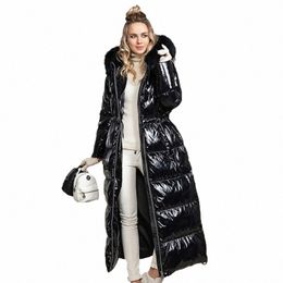 Ceprask 2023 Nouveau Fi Manteau d'hiver Femmes X-LG Haute Qualité Épais Cott Parkas À Capuchon Chaud Fausse Fourrure Femme Veste J0hw #