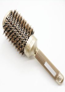 Ceramic Alunimium Hair Round Bross avec Hair Hair Hair Gold Dressing Round Brush For Barber 4 tailles Styling Comb5982578