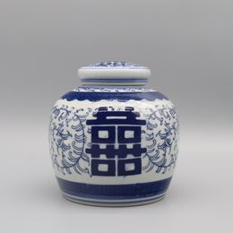 Pot en céramique, pot double bonheur, vase, décoration de la maison, accessoire de table