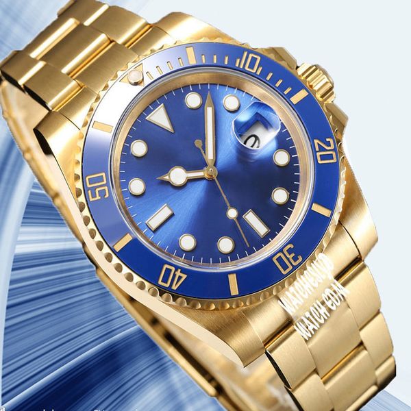 reloj de cerámica para hombre esfera azul 3235 relojes de movimiento Cristal de zafiro Luminoso 3135 Movimiento automático Caja de acero 904L reloj de pulsera Relojes de alta calidad Montre de lujo