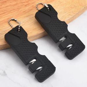 Ceramic Multipurpose Keychain Whetstone Carbide Knife Pocket Diamond Tool Scissor Sharpen Fish Sharpener outdoor multi Hook Camp