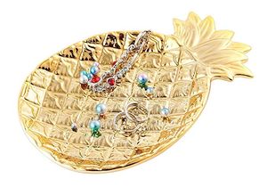 Keramische ananas serveren plaat sieraden display lade fruit voedsel schotel opslagschaal salade snack dessert schotel tafel decor ananas gerechten