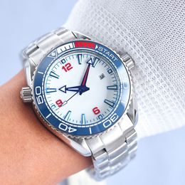 Reloj con anillo de cerámica para hombre, mecánico, automático, 43,5mm x 13mm, zafiro, acero inoxidable 904L, resistente al agua, 100M, Montre de Luxe