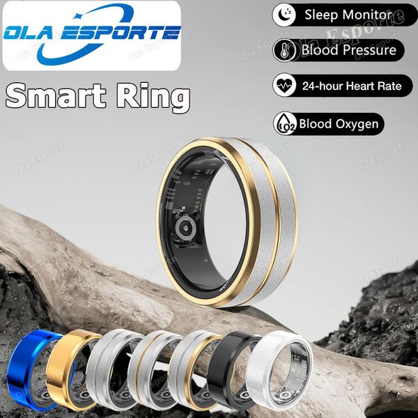 Ceramic Smart Ring Hombres Monitoreo de la salud Control remoto PO PO IMPRESIÓN MODE MOLITORMA MISMAS SMARTRING 240414