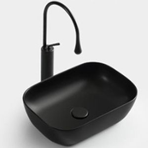 Lavabo à lavabo en céramique Évier de salle de bain Couleur un mini-lavabo de salle de bain lavabo à lavabo moderne Balcon minimaliste Balcon de lavage à main Drain gratuit