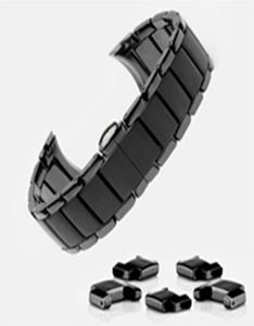 Band de montre en céramique ajusté pour AR1451 AR1452 Watch Band Mens Watchs Brand de bracele