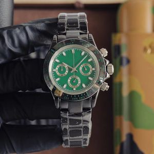 Ceramic Watch Mens horloges Quartz Movement horloges 43mm Sapphire mode Business Designer horloges Montre de Luxe Black