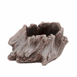 Céramique rétro Root Root Stump Flower Pot Moules