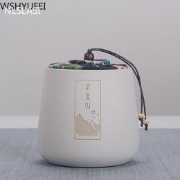 Céramiques Jar Jar Contruneurs de voyage Boîte de rangement de sacs de thé Travel Boîte de pierre portable Caddy Casque