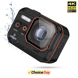 CERASTES Actiecamera 4K60FPS wifi Afstandsbediening 30m Waterdicht 170 Groothoek Actiecamera Dash Cam Go Sport Camera pro HKD230828