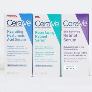 Ceraves Sérum Soins de la Peau Crème Essence Visage 30 ml pour Lisser les Ridules Hydratant Hydratant Peau Renouvelant Sérum Resurfaçant Lotion de Haute Qualité Livraison Rapide Gratuite