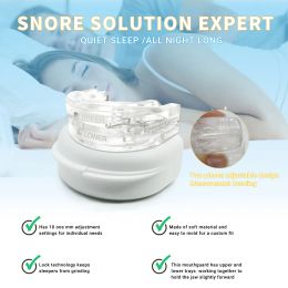 Cessation Snoring Cessation Anti-Snoring Bruxism Detrots de protège-dents Bruxisme Apnea Guard Snoring Gard du gardien de la bouche Dispositif de ronflement pour arrêter S