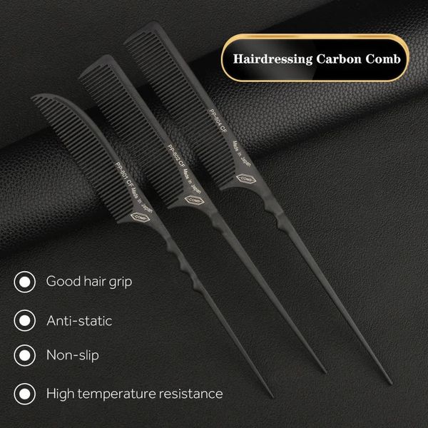 Cestomen Hairdressing Carbon Cutting Cutting Pein Pein Circones de barbería Professional Barber