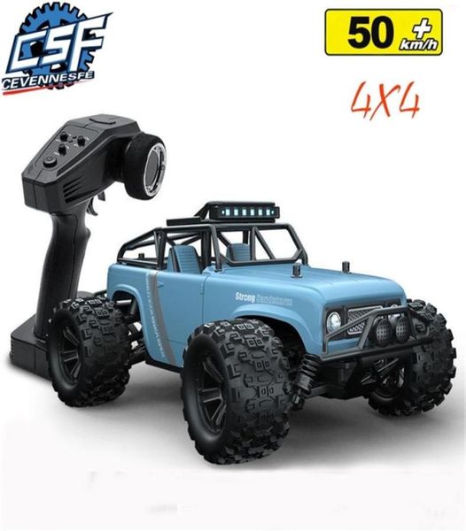 CEVENNESFE 118 escala completa profesión 4WD escalada Rc 50KM H 2 4G Control remoto de alta velocidad todoterreno Rc coche juguetes 210729252L5535269