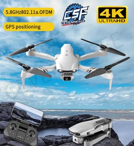 Cevennesfe New F10 Drone 4K Drones GPS profesionales con cámara HD 4K Cámaras Helicóptero RC 5G WiFi Drones FPV Quadcopter Toys55558012