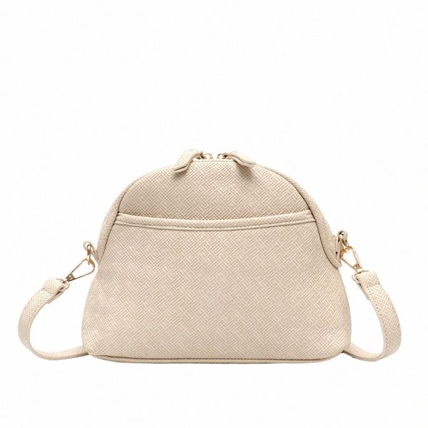 Cezira Designer PU Vegan Cuir Femmes Bandoulière Sacs Fi Tissé Imprimer Zipper Shell Bourse Quotidienne Portable Épaule Sacs à main R4eC #