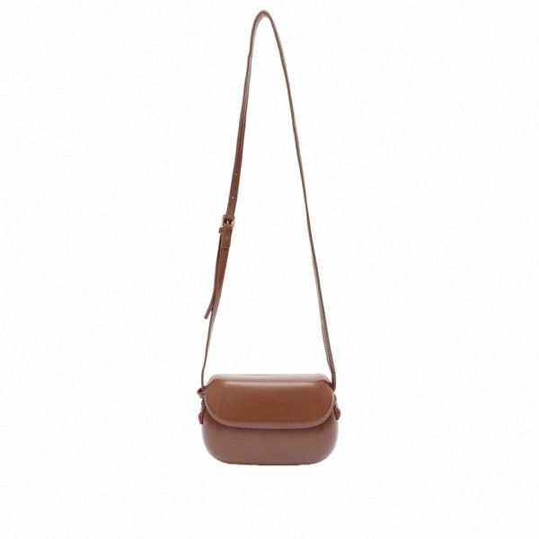 Cezira estilo minimalista PU bolsa de cuero vegano mujeres simple casual solapa crossbody hombro honda bolsas mini bolsos monederos retro v3sk #