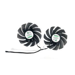 CF-12915S DC 12V 0.35A 4PIN 85 mm RTX2060 GPU Enfriador para Inno3d GeForce RTX 2060 1660 SUPER TWIN X2 Ventilador de gráficos de la tarjeta