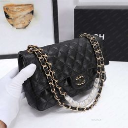 CF Bag Caviar Leatherluxurys Designers Bag Women Handtassen Flap Handtas Classic Feest Mini Bags Toes Koppeling Travel Crossbodywoulder Chain Bag 350
