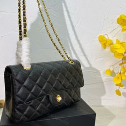 Sac de créateur CF pour femmes épaule de mode Crossbody Tote Sac Top Channel Sacs Caviar 25cm Diamond Lattice Ladies Classic Handsbag