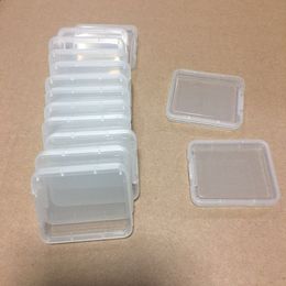 CF kleine witte verpakkingsdoos transparante plastic opslag vishook lens film transparante PP -pakkingpakketboxen in voorraad