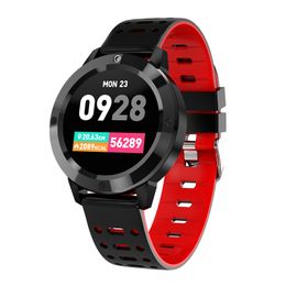 CF58 Smart Watch Blood Oxygen Bloeddruk Hartslag Monitor Tracker Smart Horloge Fitness Tracker Armband voor iPhone Android-telefoon