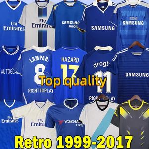 CFC 1999 Maillots de football rétro Lampard Torres Drogba 01 03 05 06 07 08 Maillots de football pour hommes Camiseta WISE Finals 2011 12 14 15 17 TERRY ROBBEN GULLIT Manches longues