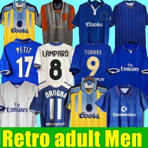 Cfc 2011 Retro Soccer Jerseys Fans Player Version Lampard Torres Drogba 11 12 13 Final 94 95 96 97 98 99 Maillots de football Camiseta Wise 03 05 06 07 08 Cole