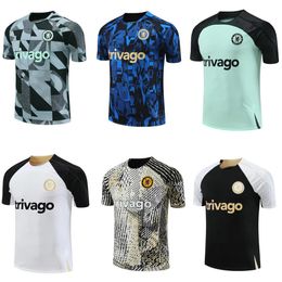 Chelsea CFC Soccer Jersey Survêtement à manches courtes PULISIC 23 24 Shorts MOUNT HAVERTZ STERLING JORGINHO Chemise d'entraînement KOULIBALY KANTE Survêtements