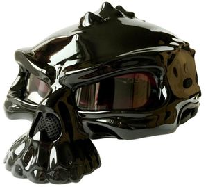 CG489 Skull Motorfietshelmhelm Half Face Helmets Motorcapaceten Casco Retro Casque1750808