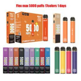 Cgarette Good Pen Lokaal magazijn Origineel Flex maxi 5000 trekjes 850 mah 12 ml voorvulapparaat wegwerp e-sigaret autorisatie 17 smaken bladerdeeg tornado