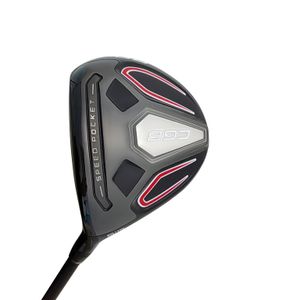 CGB Golf Fairway Wood, noir, 3/5 Bois avec des puits de graphite pour l'homme, club de golf avec arbre de haut niveau régulier et rigide, gauche