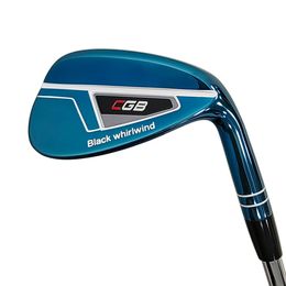 CGB MAX FORGED GOLF CEALDS POUR HOMMES - Individu 46 ~ 72 degrés coin de gamme gauche / gâteau à droite, coin de sable, coin lob, visage moulu pour plus de spin, bleu