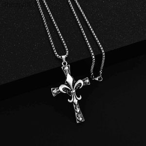 CH Designer Cross hanger ketting Chromes Skull Mens veelzijdige accessoires Street Persoonlijkheid Persoonlijkheid Sieraden Hart Sweater Ketting Liefhebber Geschenk Sanskriet N O72J E1HR