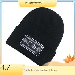 Ch Hat Beanie Designer Hiver Seau Chapeaux Bonnet Chaud Bonnet Coeurs Hommes Femmes Coiffures Dames Femme Laine Chrome 476