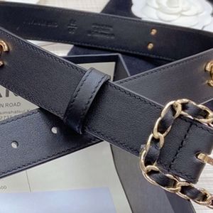 CH ceinture en cuir dames ceinture largeur 30MM dame wastband réplique haut de gamme officielle compteur qualité TOP ceinture Couple nouveau designer c263S