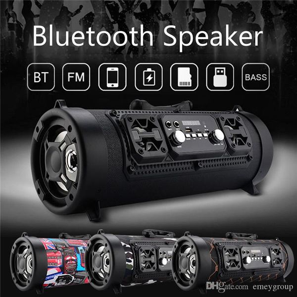 CH-M17 Altavoz portátil 15W Big Power Outdoor Wireless Bluetooth Bluetooth Altavo Cool Graffiti Hip Hop Style Support Support Mic Mic/TF Tard Play Música