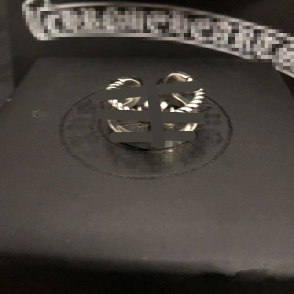 Chan de série de la série Chings pour hommes Femmes Ouverture Ring Retro Retro Européen et American Hip Hop Style Pure 925 Silver Couple Ring Designer Jewelry Luxury GFit Wholesale