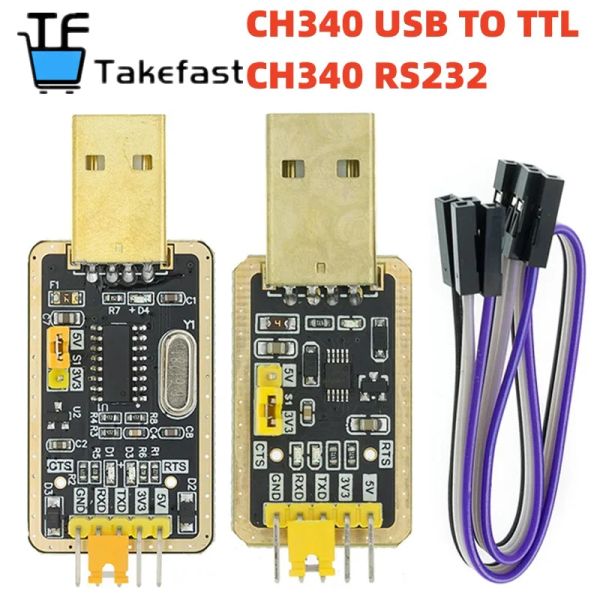 Módulo CH340 en lugar de PL2303 CH340G CH340E RS232 a TTL Module Actualice USB al puerto serie en nueve placa de cepillo para Arduino