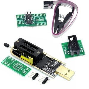 Kit CH341A 24 25 25 Série Eeprom Flash Bios USB Programmer Module SOIC8 SOP8 Test Clip pour EEPROM SOIC8 93CXX / 25CXX / 24CXX