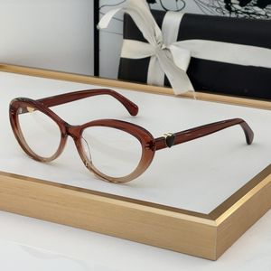 CH3465 Gafas ópticas de acetato de forma ovalada, gafas de sol graduadas de diseñador de marca clásica, gafas de lectura cuadradas de moda con borde de varios colores, caja de vidrio antiluz azul para mujer