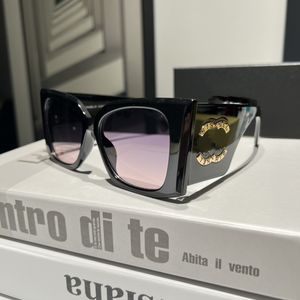 CH8423 Zonnebril voor Vrouwen Mannen Designer Zomer Shades Gepolariseerde Brillen Groot Frame Zwart Vintage Oversized Zonnebril van Vrouwen Mannelijke