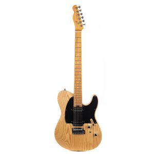 Cha rvel Pro-Mod So-Cal Style 2 24 HH 2PT CM Ash Maple Fretboard Guitare électrique naturelle identique aux images